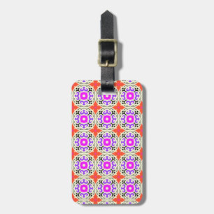 Étiquette À Bagage Motif ethnique avec des motifs marocains