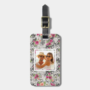 Étiquette À Bagage Motif fait sur commande de photo avec des posters
