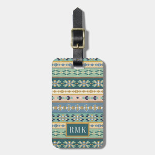 Étiquette À Bagage Motif indien extérieur d'étape de Geo