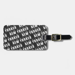 Étiquette À Bagage Motif indigène de Newyorkais