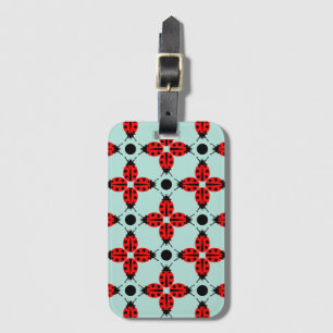 Étiquette À Bagage Motif Ladybug