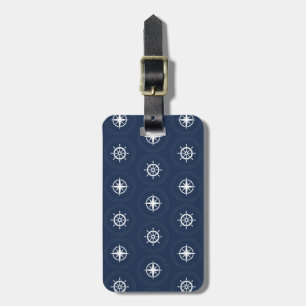 Étiquette À Bagage Motif maritime d'outil
