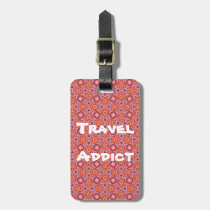 Étiquette À Bagage Motif moderne tendance pour les accros du voyage