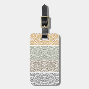 Étiquette À Bagage Motif ornemental