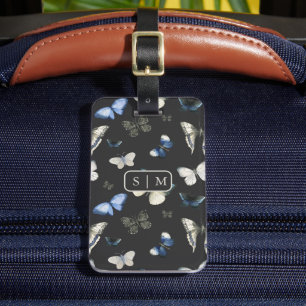 Étiquette À Bagage Motif papillon de la teigne