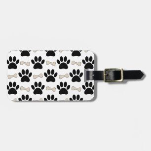 Étiquette À Bagage Motif Pâtes Et Os