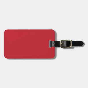 Étiquette À Bagage Motif rouge Crimson. Tendance des couleurs de mode