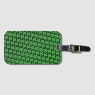 Étiquette À Bagage Motif shamrock