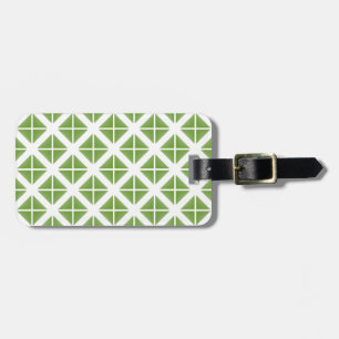 Étiquette À Bagage Motif triangle vert tendance