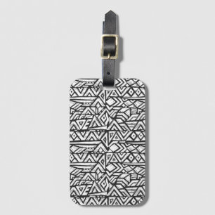 Étiquette À Bagage Motif tribal Artsy inspiré