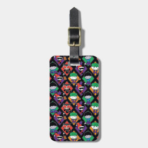 Étiquette À Bagage Motif vainqueur de la Ligue de Justice de Chibi