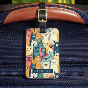 Étiquette À Bagage Mots clés Llamas Luggage