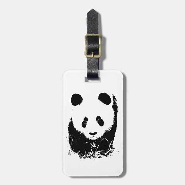 Étiquette À Bagage Mots clés Panda Luggage (Devant Vertical)