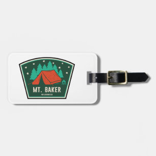 Étiquette À Bagage Mt. Baker Wilderness Washington Camping