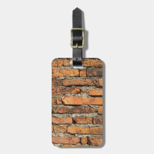 Étiquette À Bagage Mur en briques antique