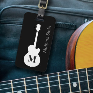 Étiquette À Bagage Musique Guitare Travel Rock personnalisée