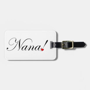 Étiquette À Bagage Nana !