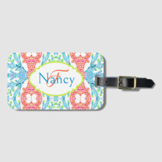 Étiquette À Bagage Nancy Mosaic Luggage Tag