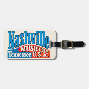 Étiquette À Bagage Nashville Music City