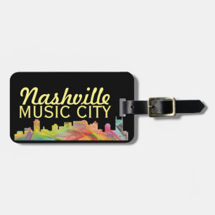 Étiquette À Bagage Nashville, Tennessee - étiquette de sac