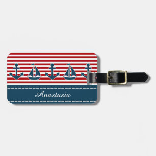 Étiquette À Bagage Nautical design