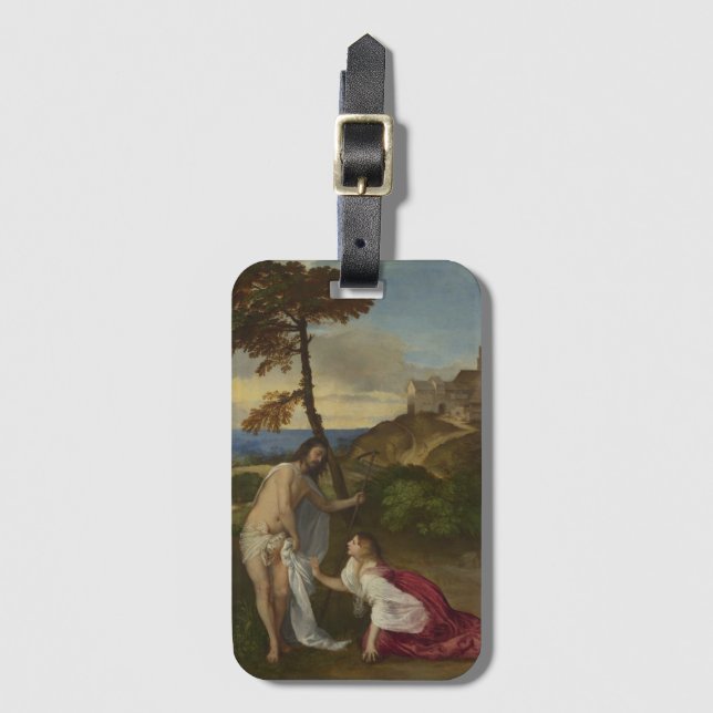 Étiquette À Bagage Ne me touchez pas (par Titian) (Devant Vertical)