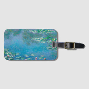 Étiquette À Bagage Nénuphars de Claude Monet Fine Art Painting