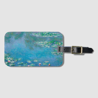 Étiquette À Bagage Nénuphars de Claude Monet Fine Art Painting