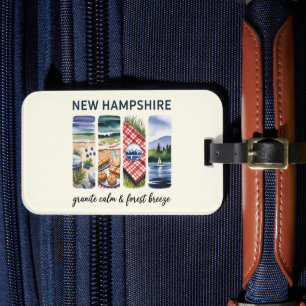Étiquette À Bagage New Hampshire - Granite Calme & Forest Breeze