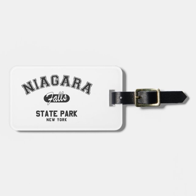 Étiquette À Bagage Niagara Falls State Park, New York (Devant horizontal)