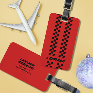 Étiquette À Bagage Nom Couleurs entièrement personnalisées Double À d