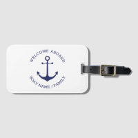 Nom de bateau personnalisé Bienvenue à bord de l'a