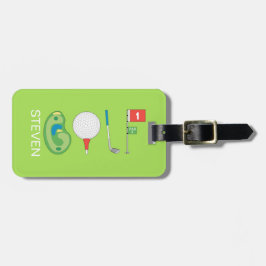 Étiquette À Bagage Nom du joueur sportif personnalisé