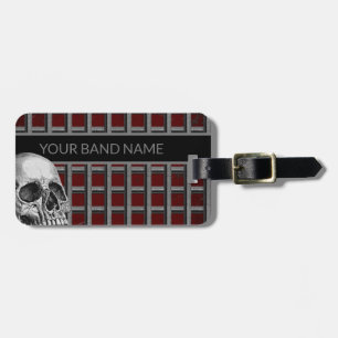 Étiquette À Bagage Nom personnalisé Bande Merch Rock & Roll Metal Sku