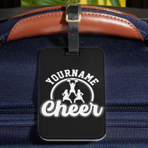Étiquette À Bagage NOM personnalisé Cheer Team Varsity Pom-pom girl