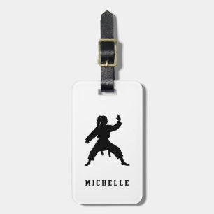 Étiquette À Bagage Nom personnalisé Karaté / Taekwondo / judo