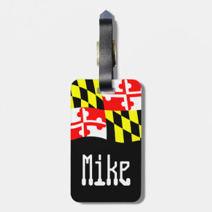 Étiquette À Bagage Nommez l'Étiquette-Maryland
