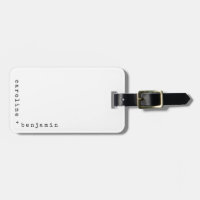 Noms de coin minimalistes de typographie de machin