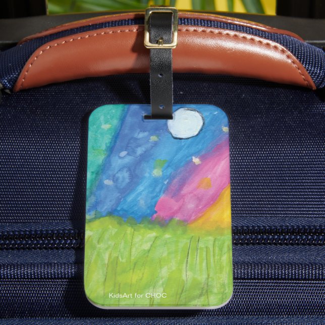 Étiquette À Bagage Northern Lights - KidsArt pour CHOC (Insitu Rectoal 2)