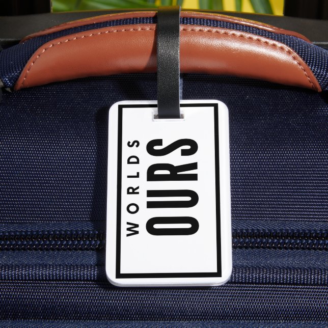 Étiquette À Bagage NOS WORLd (Verso Insitu 4)