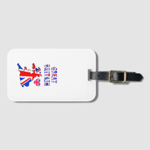 Étiquette À Bagage NOTRE MAISON - Collection design BRITANNIQUE