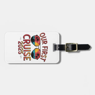 Étiquette À Bagage Notre première croisière 2025 - Correspondance de