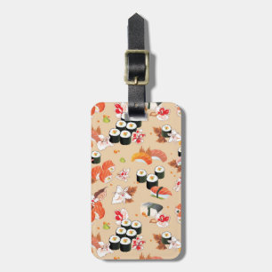 Étiquette À Bagage Nourriture japonaise : Sushi Motif 3
