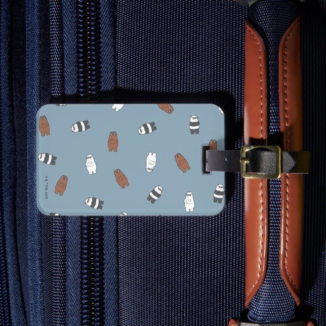 Étiquette À Bagage Nous Ours nu - Ours en verre soleil Motif (Insitu Rectoal 4)