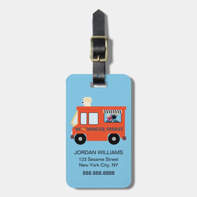 Étiquette À Bagage Nous Sommes Des Gentils Monstres (Devant Vertical)