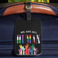 Nous Sommes Toutes Des Mains Colorées Humaines
