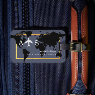 Étiquette À Bagage Nouvelle étiquette Voyage Aventures Classy Luggage