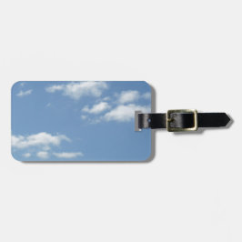 Étiquette À Bagage Nuages ageux Ciel bleu poudreux