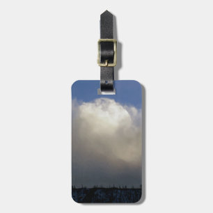 Étiquette À Bagage Nuages sur la crête