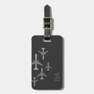 Étiquette À Bagage Numéro de bagage d'aviation personnalisé